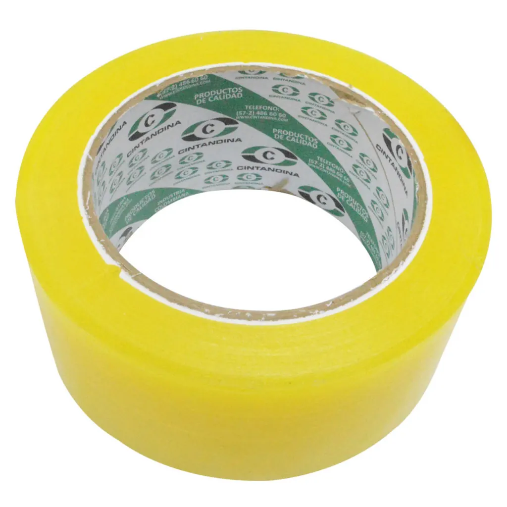 CINTA ANCHA DE POLIETILENO PARA INVERNADEROS AMARILLA 2PUL X50MTRS(PE-011)