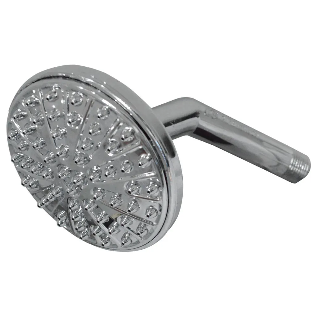 DUCHA REGADERA BANO PLASTGRIFOS REDONDA 4 PUNTOS CROMADO (3272262)(COD-118)