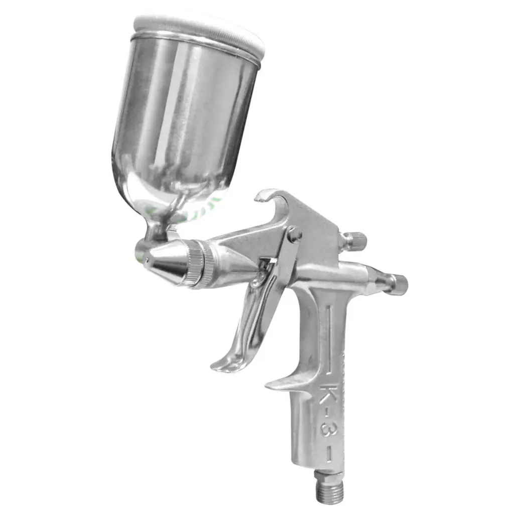AEROGRAFO UDUKE PROFESIONAL USA VASO DE 150 CC PISTOLA K3 CROMADA (PUNTA) (HT30567)