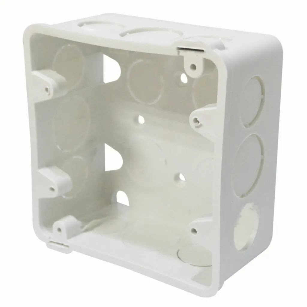 CAJA PLASTICA 4X4 BLANCA INDUMA CERTIFICADA (X408) T7501-029(T1202-0029)