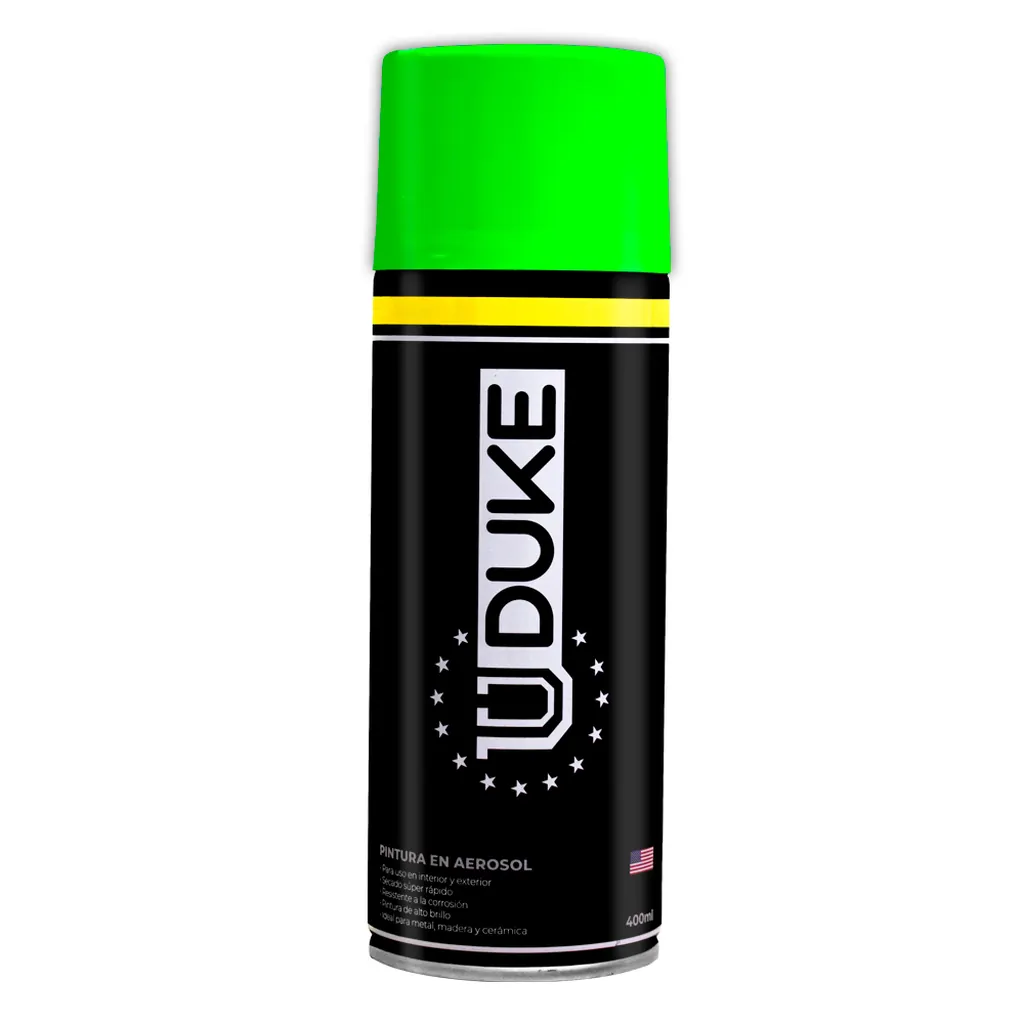 AEROSOL UDUKE FLUORESCENTE VERDE 400 ML (1003) (HT40223)