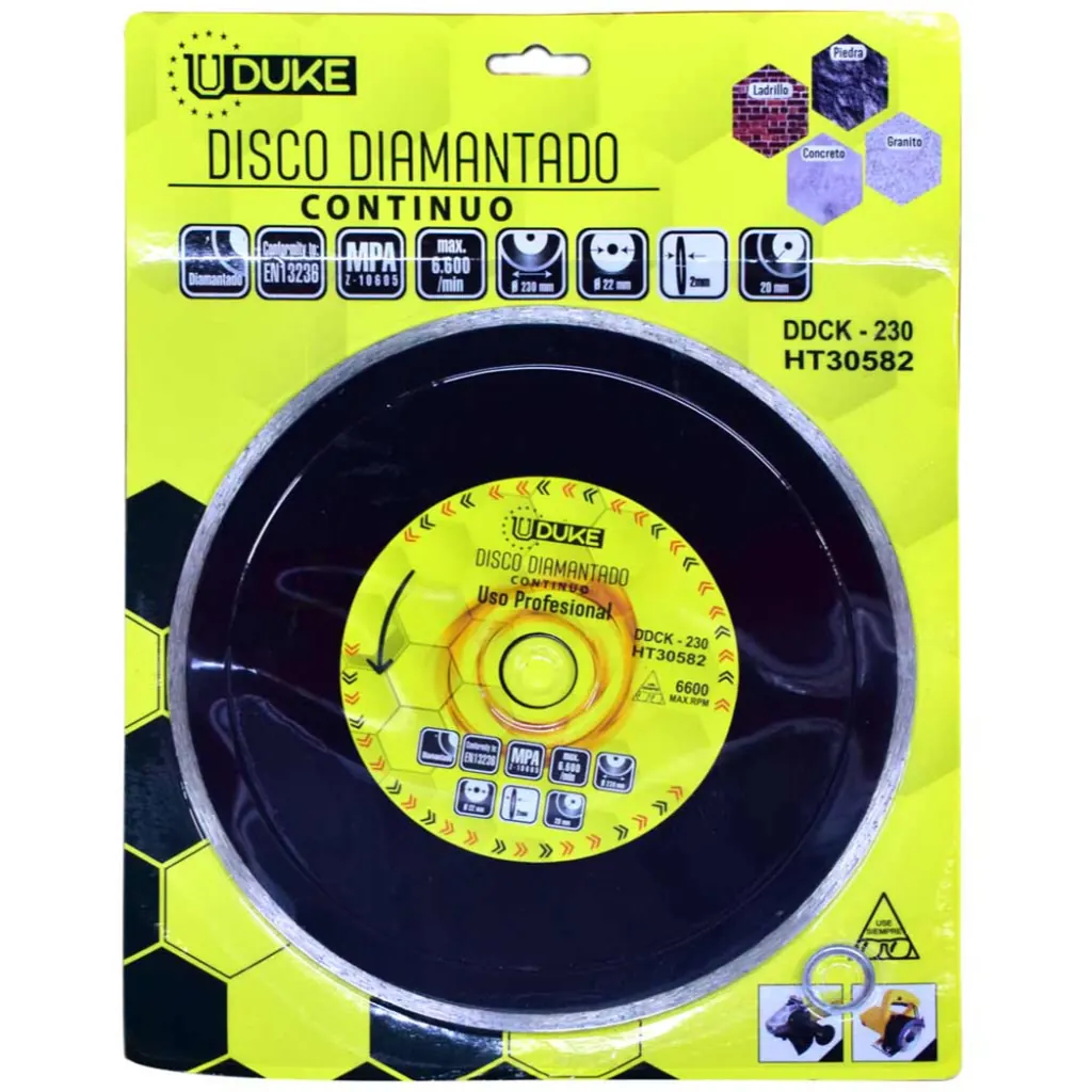 DISCO DIAMANTADO CONTINUO UDUKE 9 (HT30582)