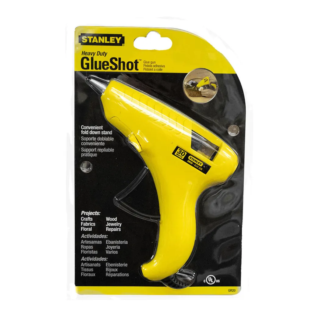 PISTOLA SILICONA GRANDE STANLEY 30W (GR20)