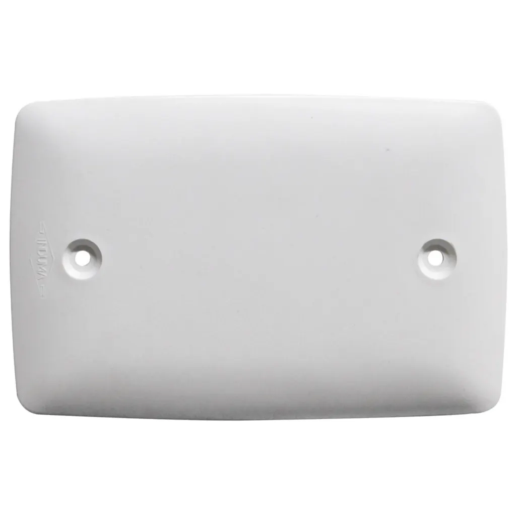 TAPA PLASTICA CIEGA BLANCA 2X4 INDUMA CERTIFICADA (T7701-020)T1206-0016
