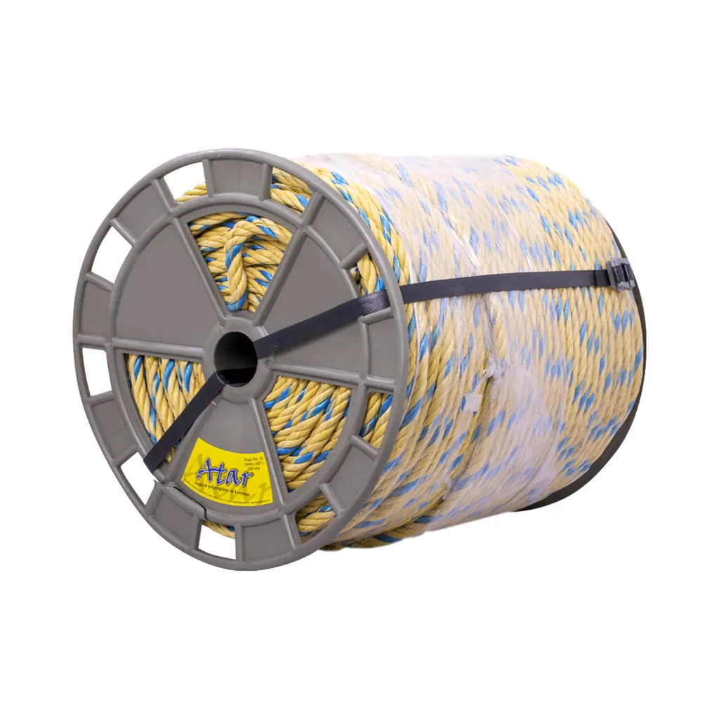 SOGA EN POLIPROPILENO ATAR 4 CABOS 3/8 (10MM) X 250 MTS(RAF04451)