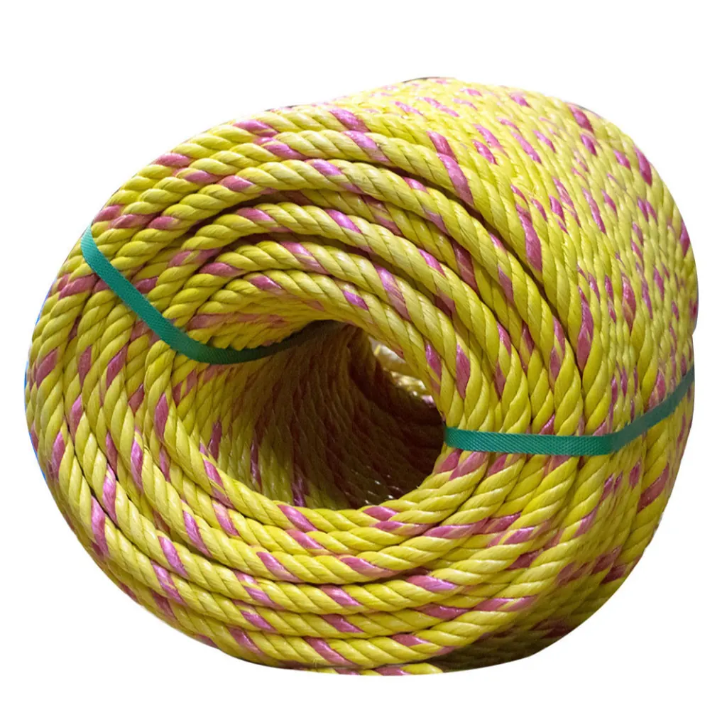 SOGA EN POLIPROPILENO ATAR 4 CABOS 5/8 (16MM) X 150 MTS (AMARILLA Y GRIS) (RAF04458)