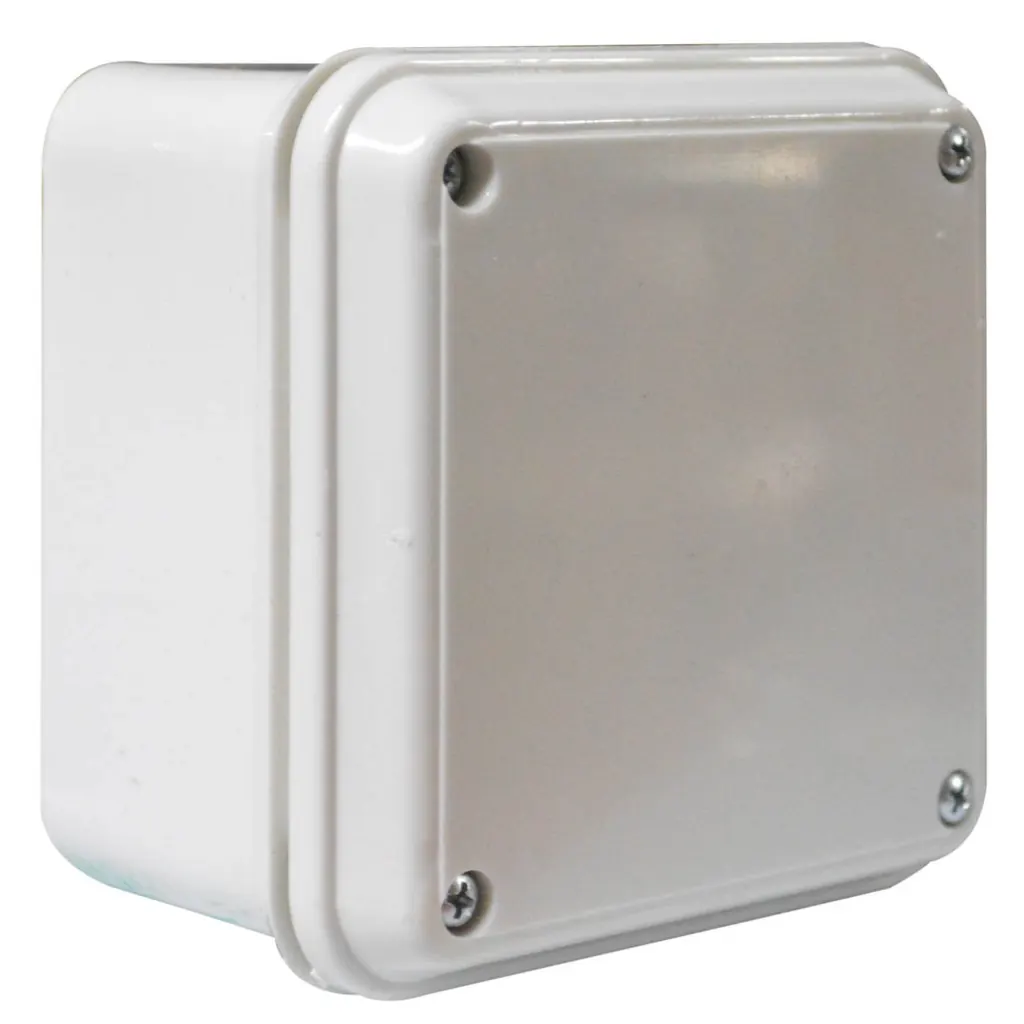 CAJA PLASTICA FINA PROFUNDA CON TAPA INDUMA PARA CAMARAS (10X10X7) (CERTIFICADA)(T7501-028)