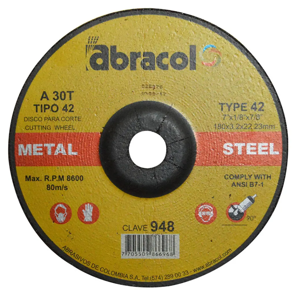 DISCO ABRACOL C/M 7 X 1/8 (DT42 180X32X3175MM) (CLAVE 948) (ABD4A0030070)