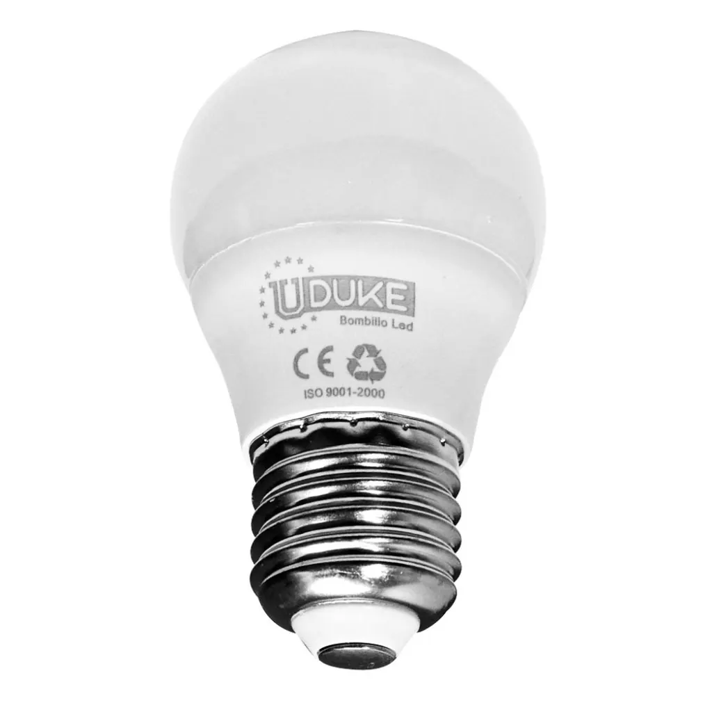 BOMBILLO LED 3W UDUKE LUZ DIA E27 MULTIVOLTAGE (NEVERA) (6500K) (A50) (HT80394)