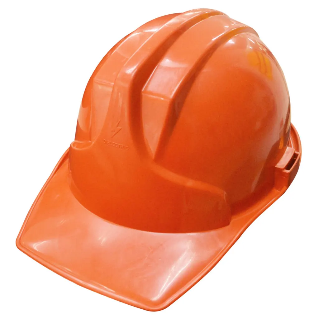 CASCO CONSTRUCCION PROFESIONAL NARANJA (CON NORMAS-DIELECTRICO-3 APOYOS)