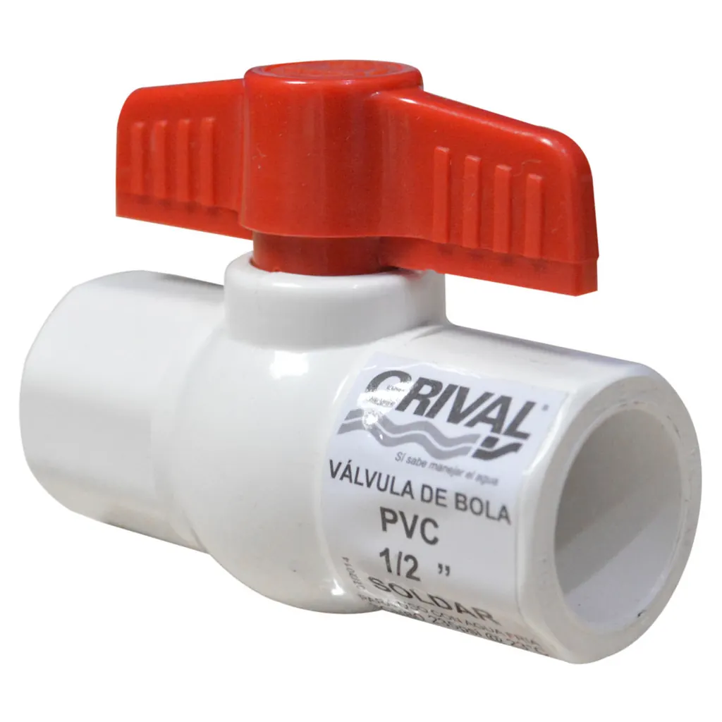 LINEA GRIVAL LLAVE BOLA PVC LISA 1/2" (797503331) (PAQ X 6)