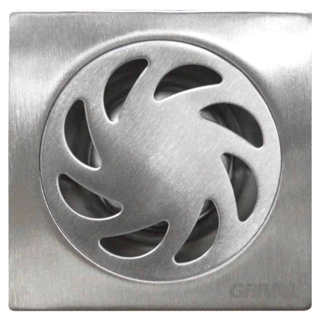 LINEA GRIVAL REJILLA PISO ACERO INOXIDABLE 10 X 10CM- 3" VANGUARDISTA (937203331) (PAQ X 3)