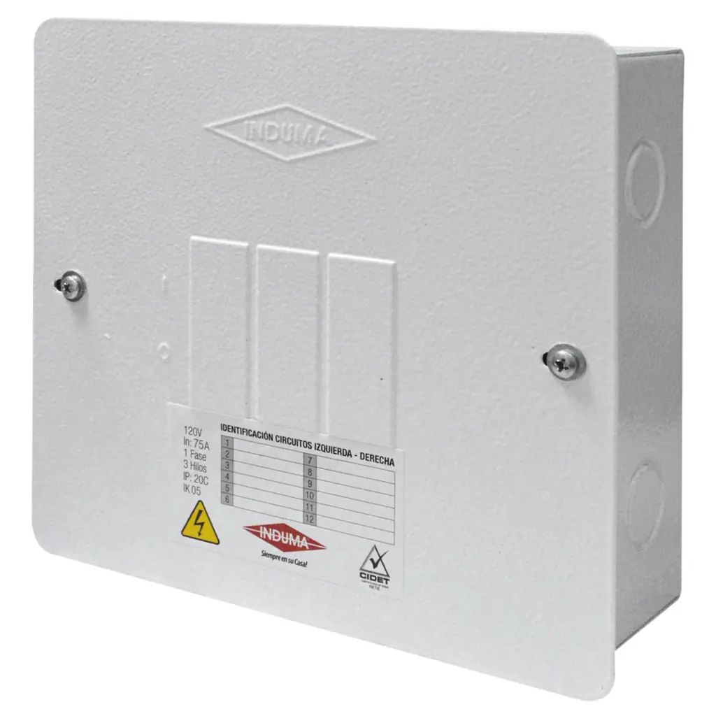 CAJA BREAKER METALICA 3 CIRCUITOS CERTIFICADA INDUMA T7901-002 (T1205-0002)
