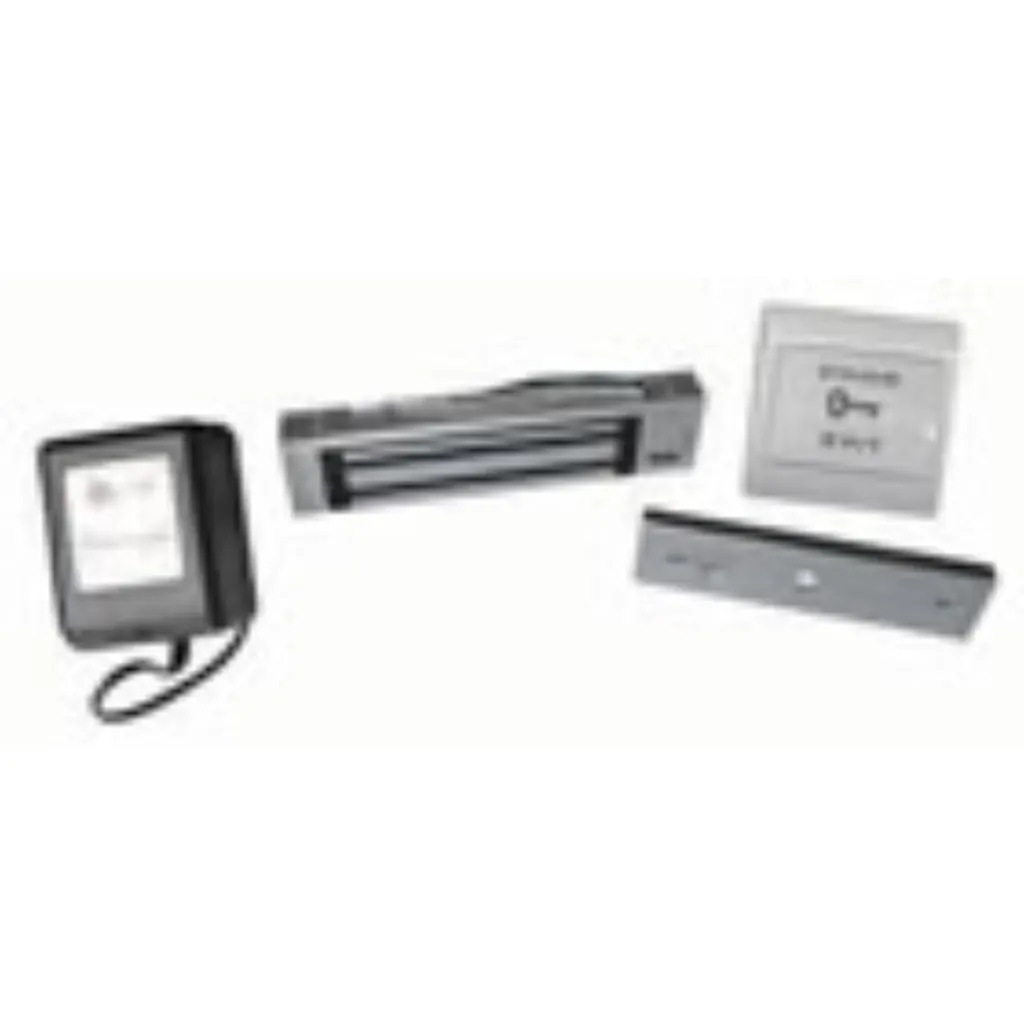 KIT DE ELECTROIMAN YALE 180KG EN U (350 LBS) C/SENSOR 12V/24VCD (INLCUYE BRACKET)(6671)