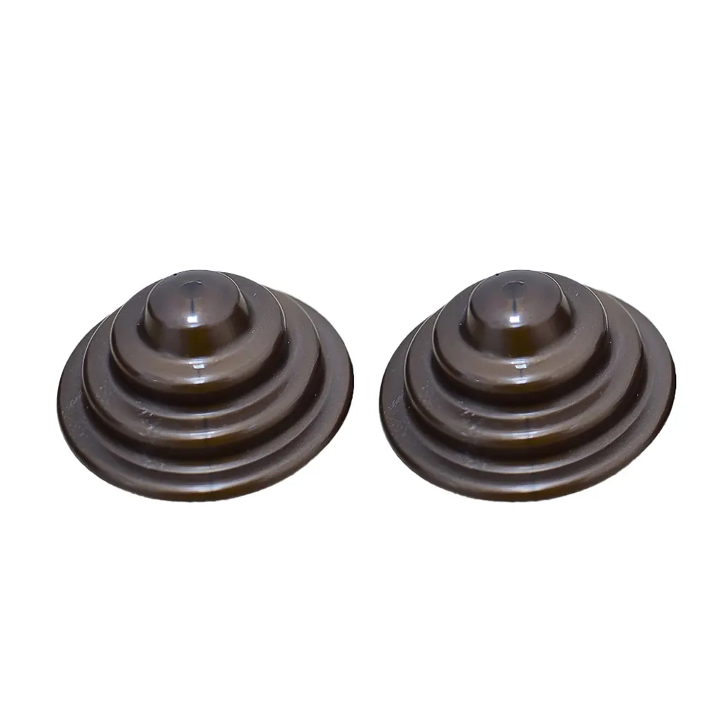 ACCESORIO CORTINERO TERMIINAL CAFE ESCALERA 1 PAQ X 2 UDUKE