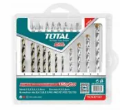 BROCA LAMINA Y CONCRETO JUEGO X 19 PZS INCLUYE PUNTAS TALADRO SUPER SELECT TOTAL (UTACSDB1901)