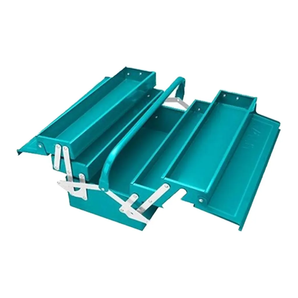 CAJA DE HERRAMIENTAS 404X200X205MM INDUSTRIAL METALICA TOTAL (THT10702)