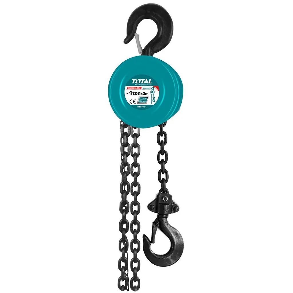 DIFERENCIAL 1 TONELADA INDUSTRIAL CADENA 3MTS TOTAL (THT1611)