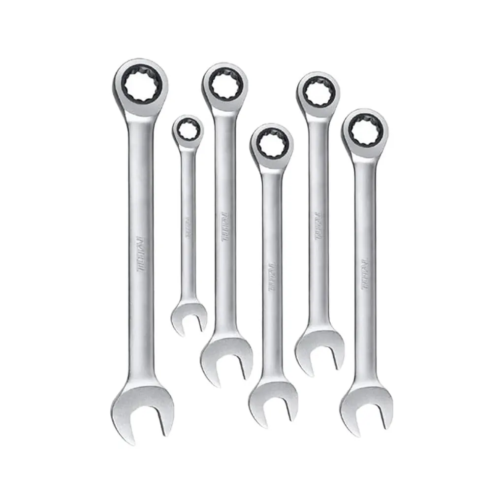 LLAVE MIXTA 8 - 17 MM JUEGO X 6 PZS SUPER SELECT TOTAL (THT102266)