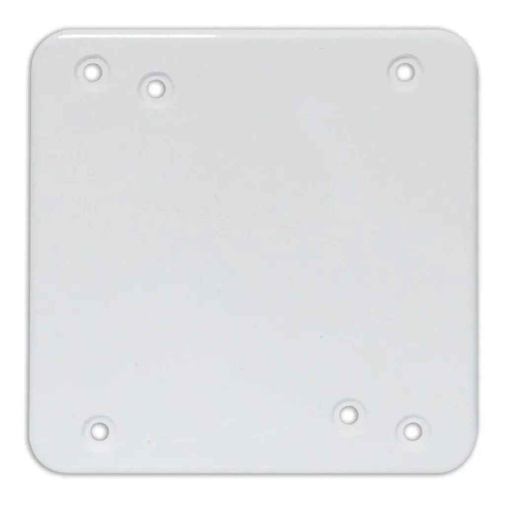 TAPA PLASTICA CIEGA BLANCA 4X4 INDUMA CERTIFICADA (T7701-011)(T1206-0021)