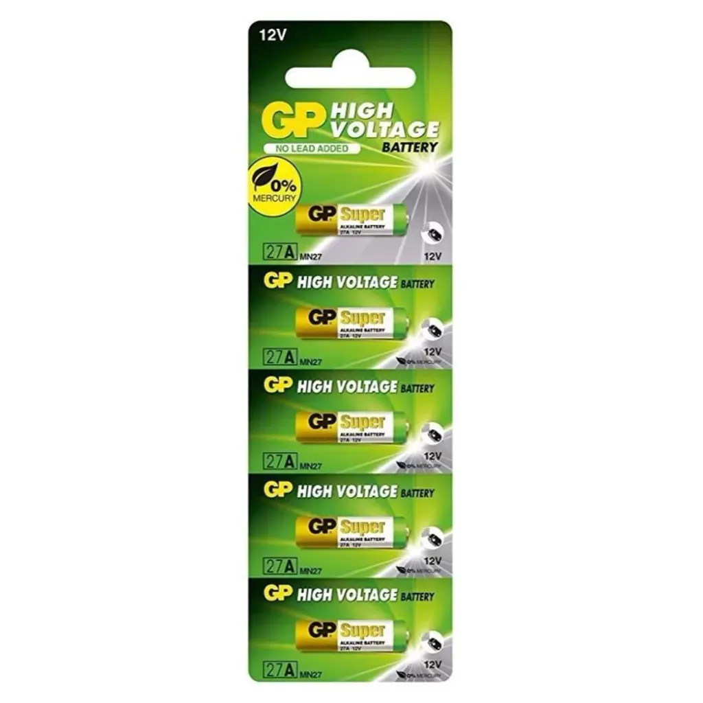 PILA GP 12V PARA TIMBRES Y ALARMAS (27A)