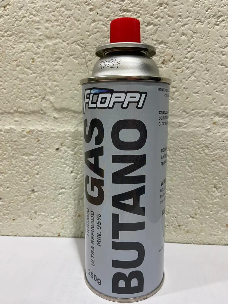 RECARGADOR GAS REPUESTO PARA CAMPING 450ML FLOPPI (FLRG7-2)