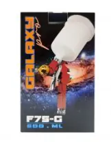 AEROGRAFO GALAXY PRO F75-G 600ML VASO PLASTICO BOQUILLA 1.5 MM (1002301)