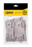 BISAGRA COMUN DORADA 1 1-2 C.22 PQT X 6 UNDS UDUKE