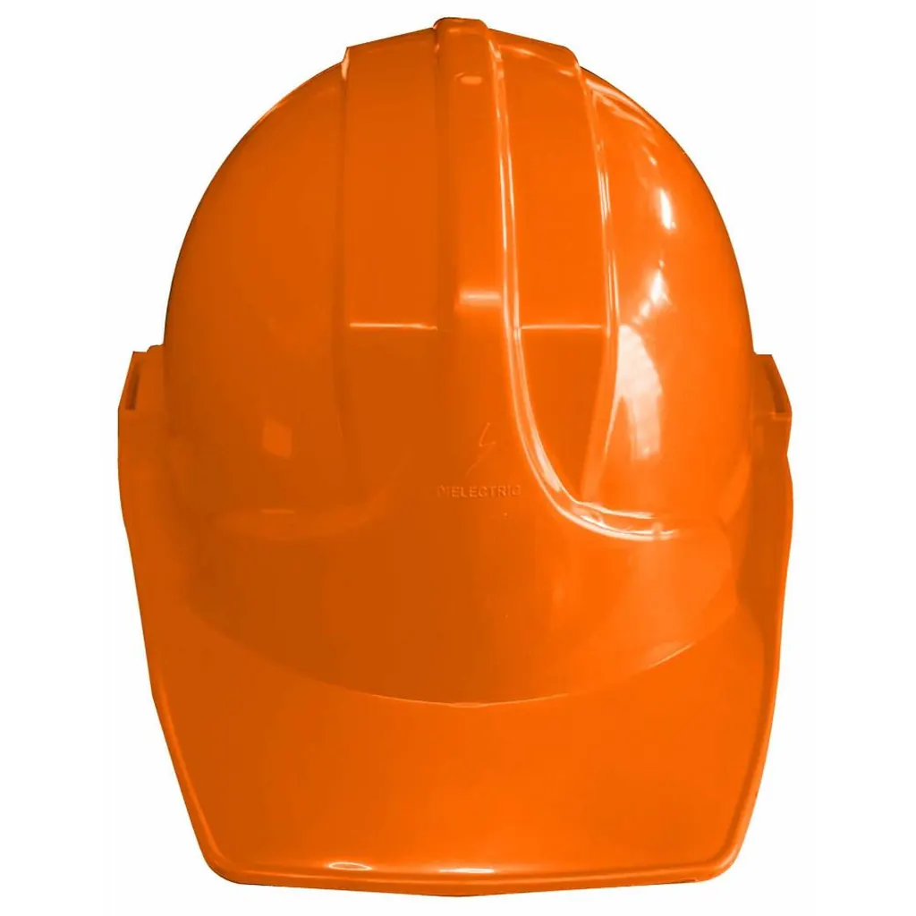 CASCO CONSTRUCCION PROFESIONAL NARANJA RACHET (CON NORMAS-DIELECTRICO)