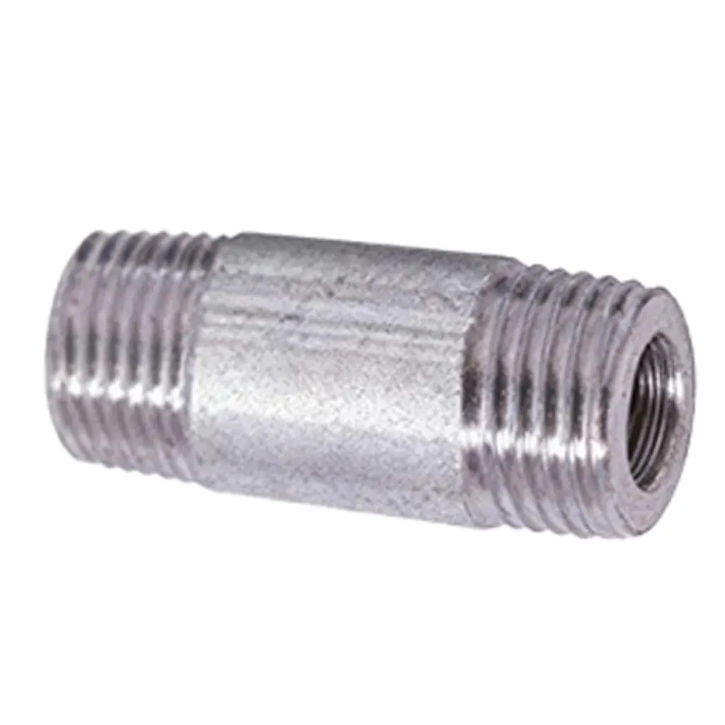 NIPLE GALVANIZADO 1/2 X 2 PAQ X 2 UDUKE