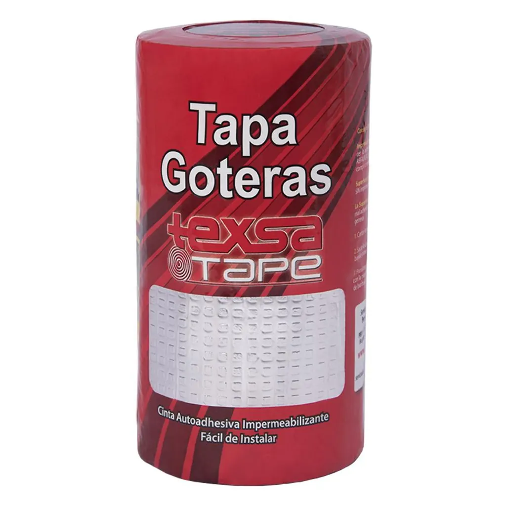 CINTA ASFALTICA TAPAGOTERAS 15 CM X 5 M ALUMINIO TEXSA TAPE