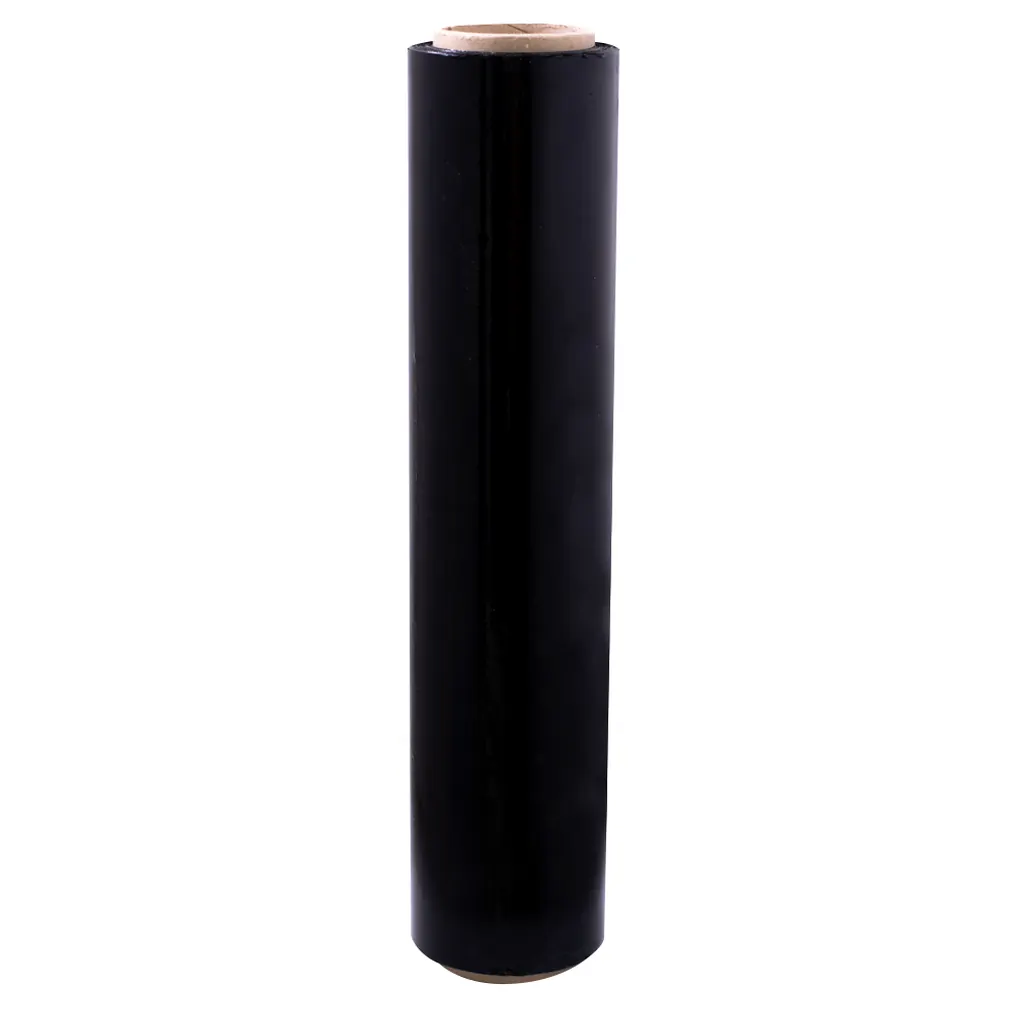 STRESH POLIFILM (PLASTICO DE EMBALAJE) ANCHO 25 CM - CAL 8 X 300 MTRS NEGRO