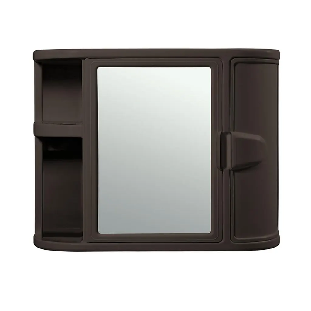 GABINETE BAÑO CON ESPEJO WENGUE RIMAX (7668)