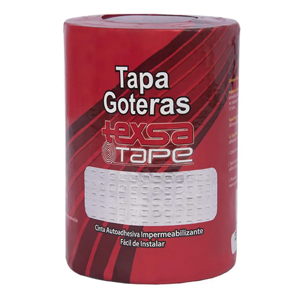 CINTA ASFALTICA TAPAGOTERAS 25 CM X 10 M ALUMINIO TEXSA TAPE