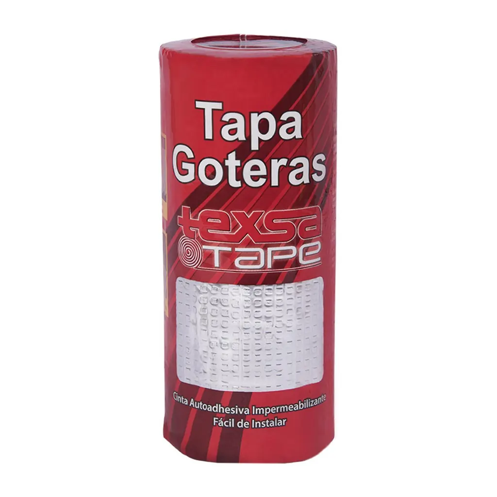CINTA ASFALTICA TAPAGOTERAS 25 CM X 5 M ALUMINIO TEXSA TAPE