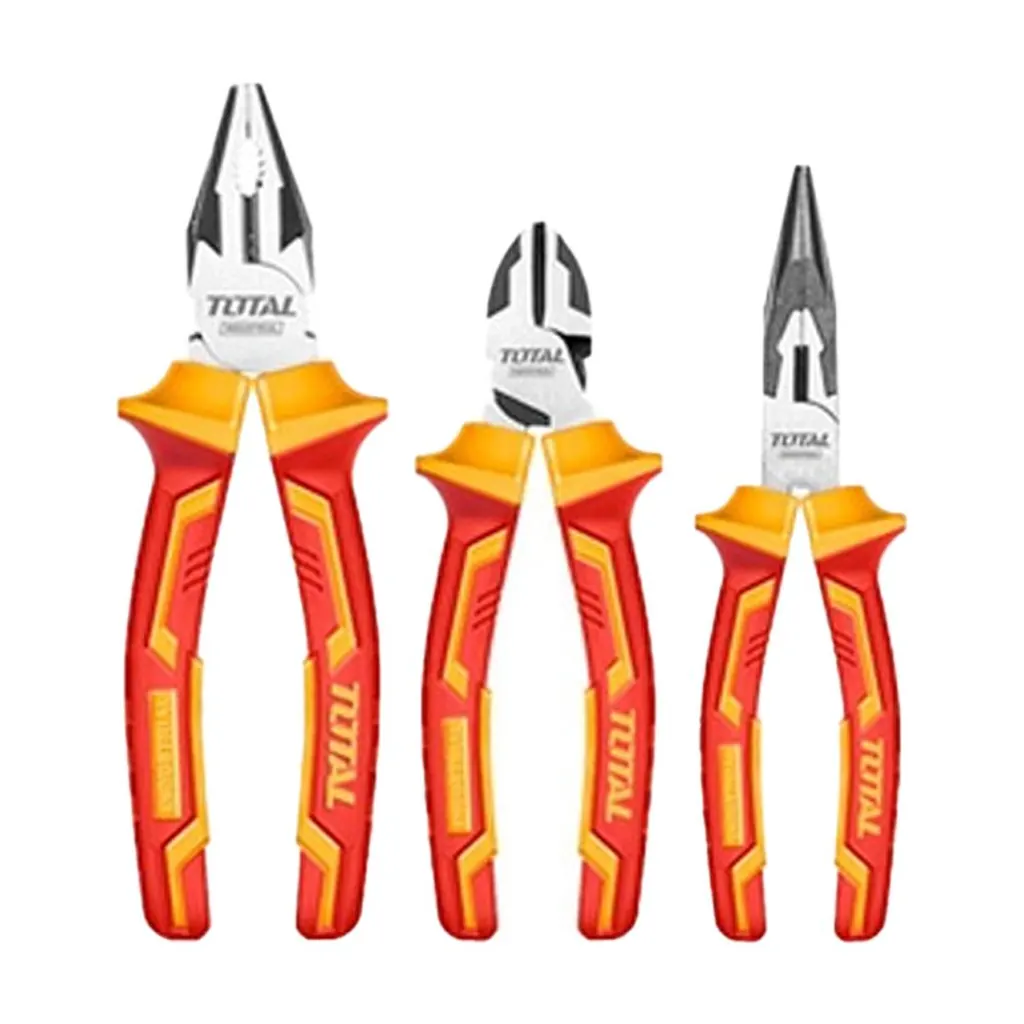 JUEGO DE ALICATES AISLADOS X 3 PZS INDUSTRIAL (PINZA 6CORTAFRIO 6ALICATE 8) TOTAL (THT2K0302)