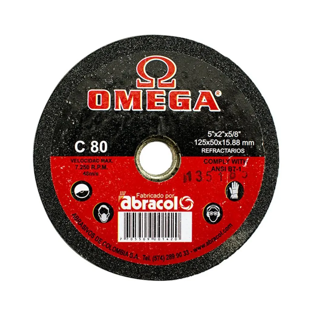 PIEDRA MARMOL OMEGA 5 GRANO 80 (ABCO1C080525)