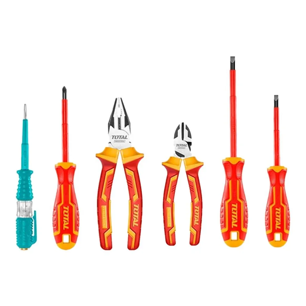 JUEGO DE HERRAMIENTAS AISLADAS X 6 PZS INDUSTRIAL TOTAL (THKIST3062)