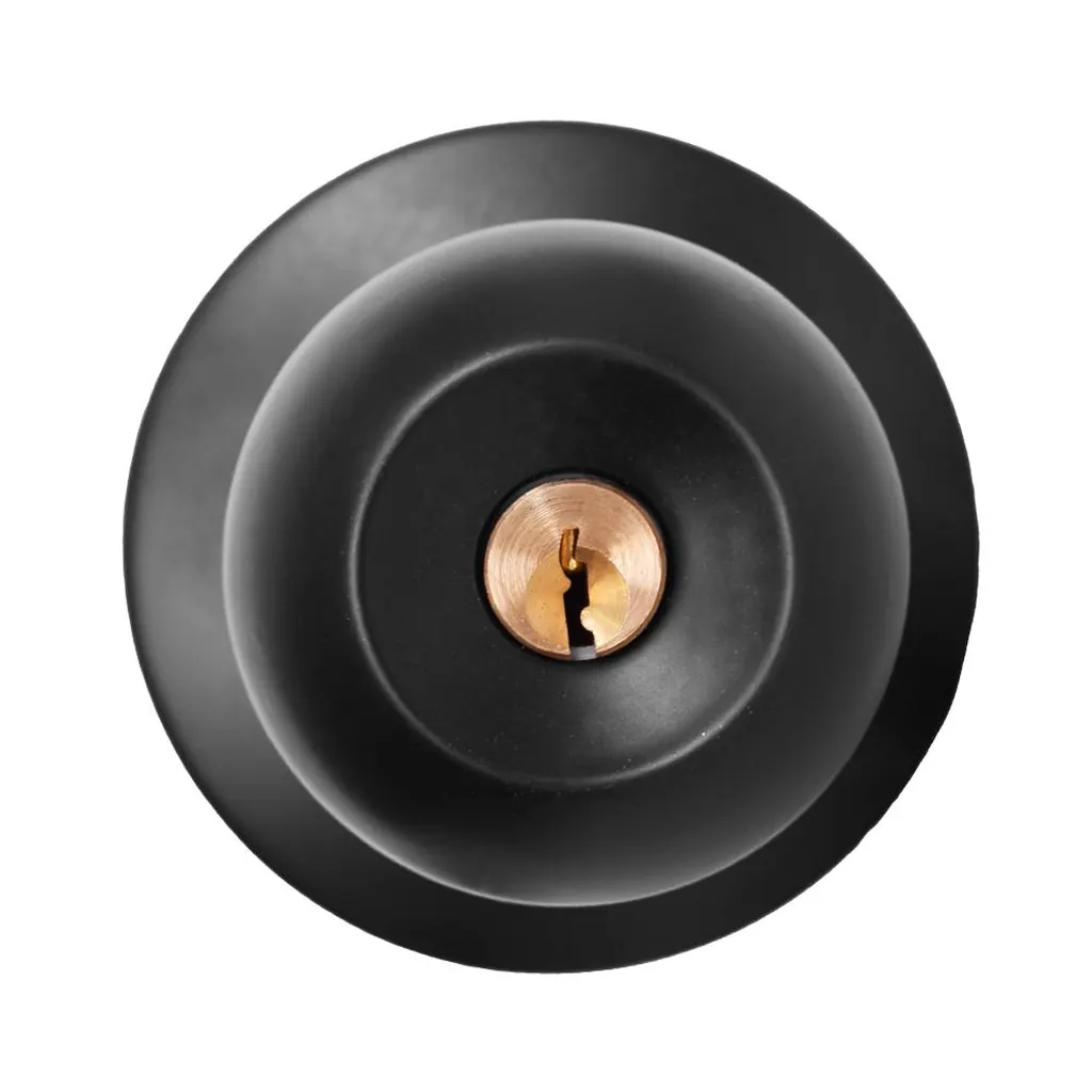 CHAPA BOLA ALCOBA P/METALICA NEGRA ACERO INOXIDABLE UDUKE (HT1628)
