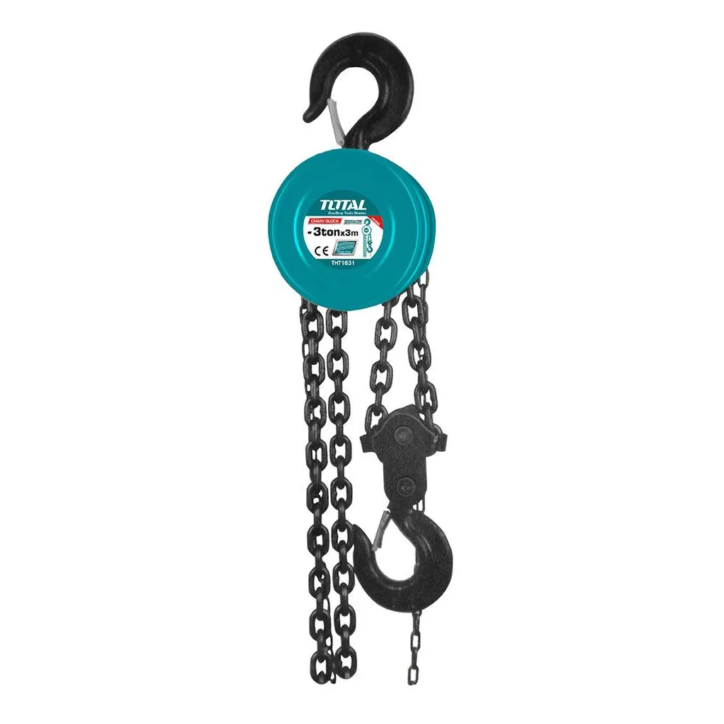 DIFERENCIAL 3 TONELADAS INDUSTRIAL CADENA 3 MTS TOTAL (THT1631)