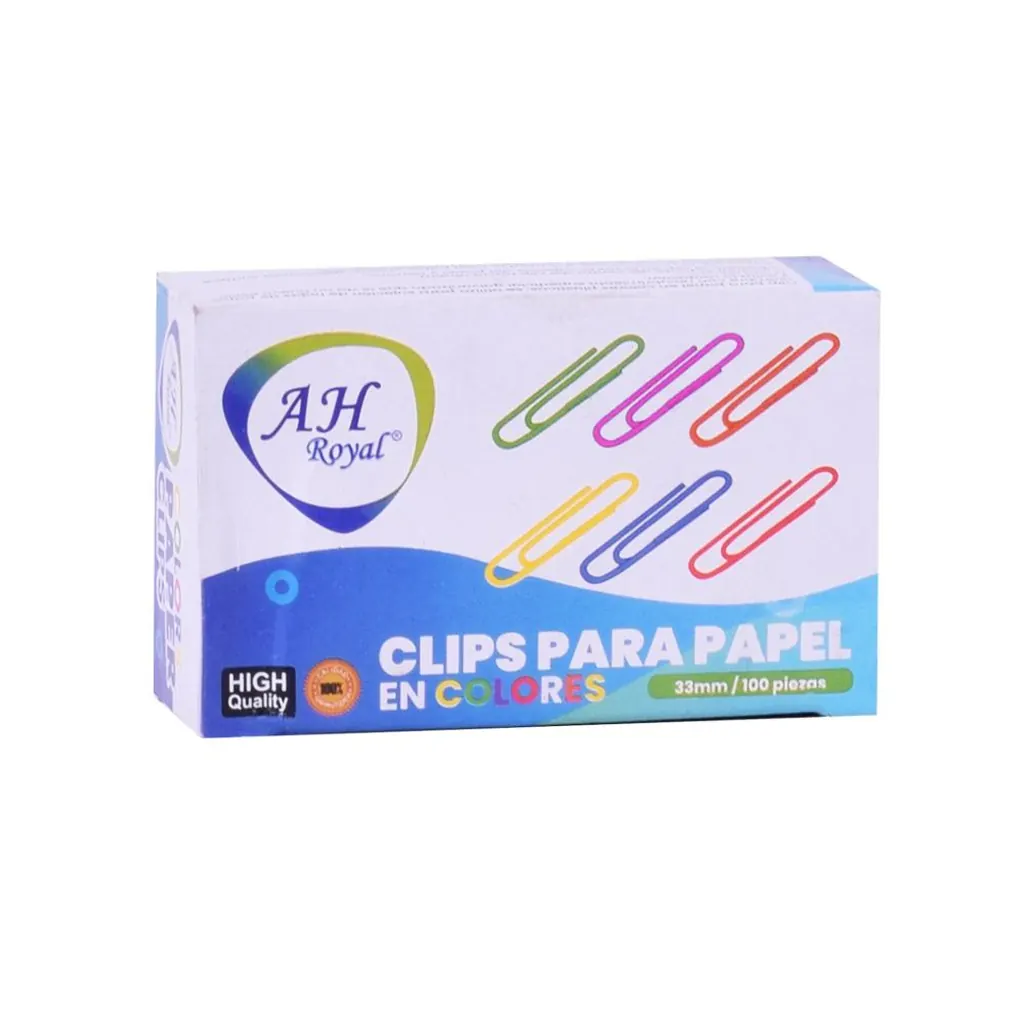 CLIP AH ROYAL DE COLORES 33MM