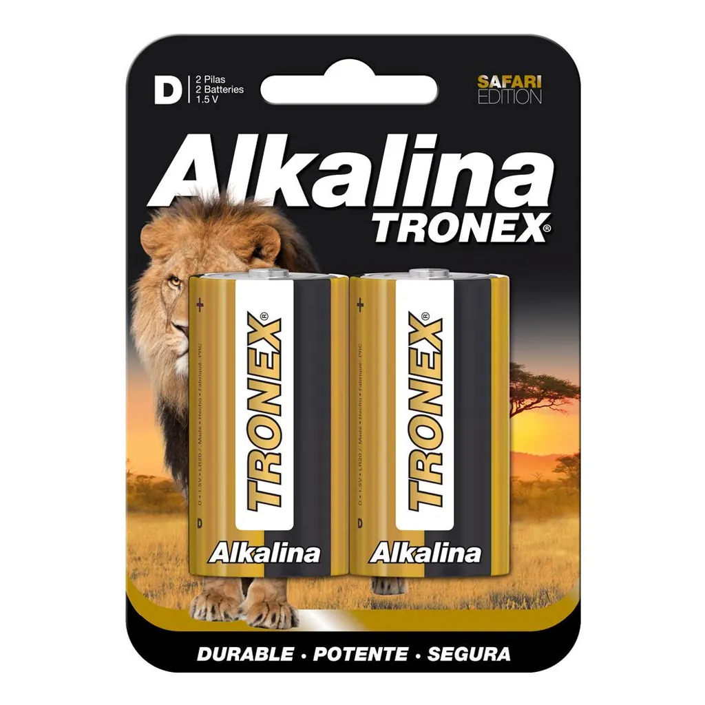 PILA ALCALINA TRONEX D BLISTER X2
