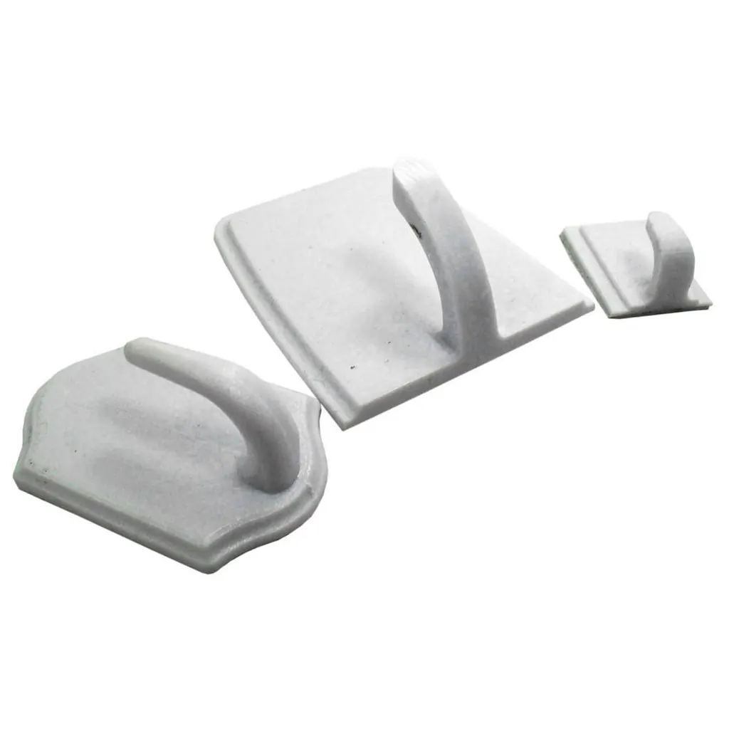 GANCHO ADHESIVO BARROCO BLANCO (40*55MM)