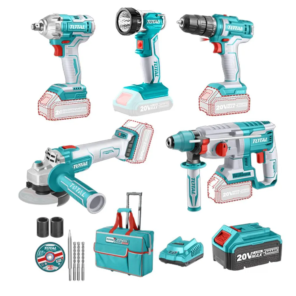 KIT DE HERRAMIENTA A 20V TOTAL (UTCKLI2019)