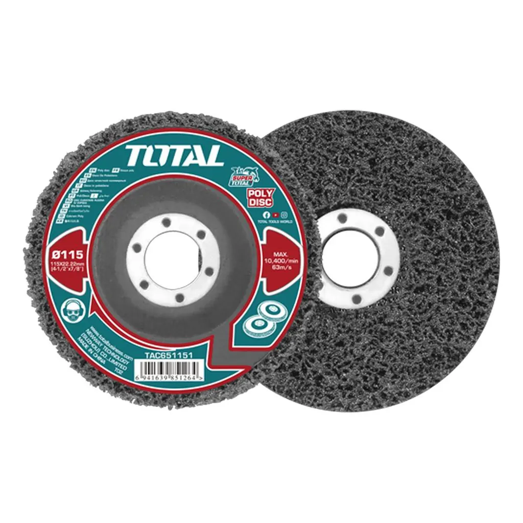 DISCO ABRASIVO DE POLIETILENO 4-1/2" SUPER TOTAL (TAC651151)