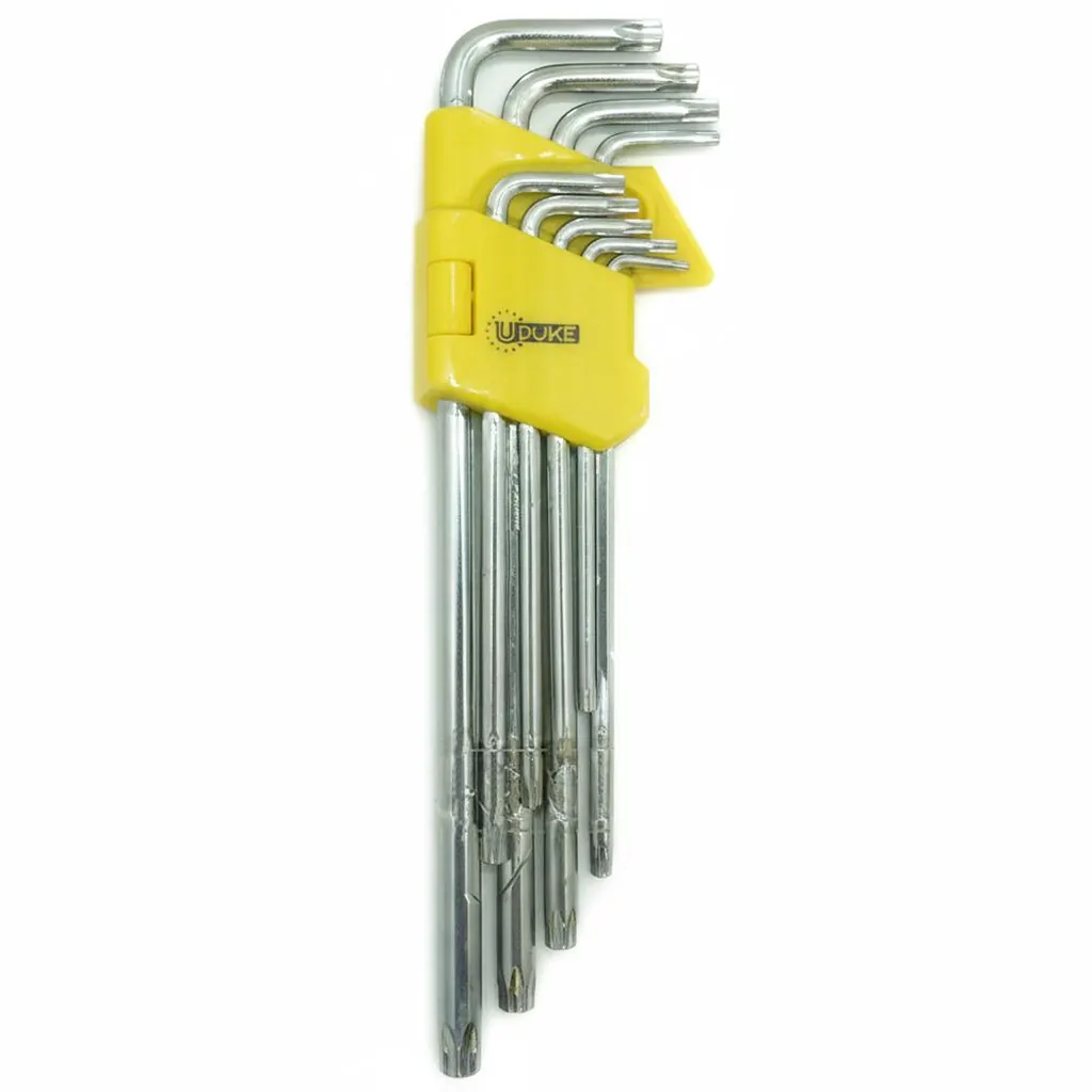 LLAVE TORX JUEGO X 9 PCS LARGA UDUKE (HT2263)