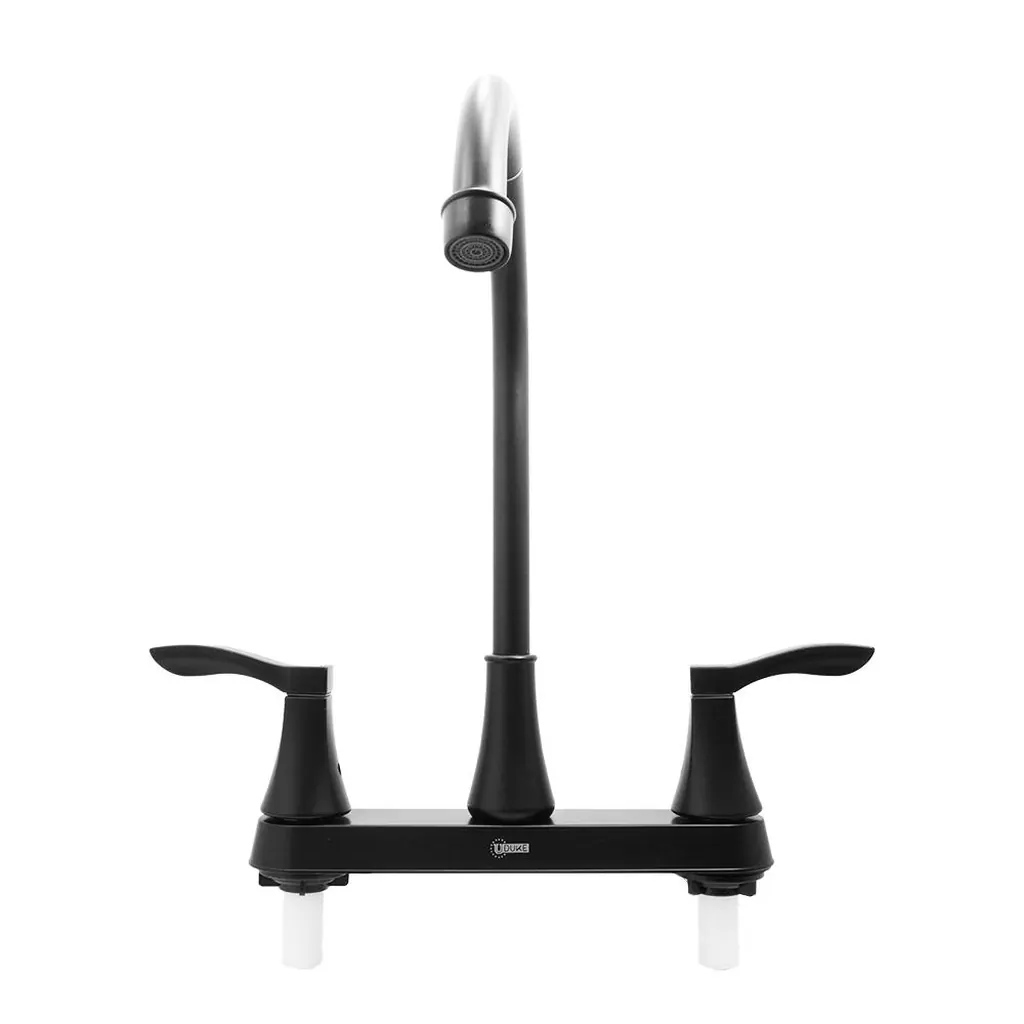 MEZCLADOR LAVAPLATOS ALETA 8" NEGRO ABS UDUKE (HT2166)
