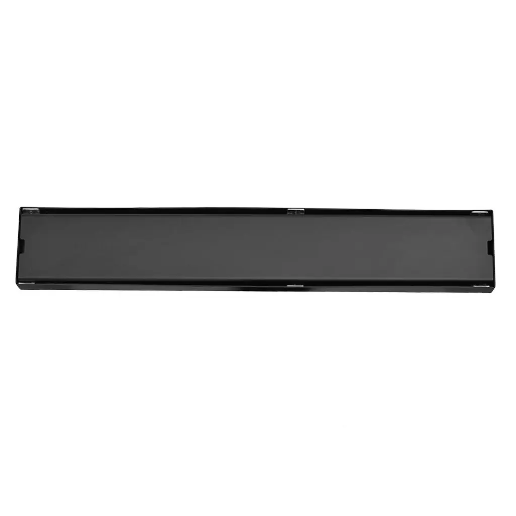 REJILLA SIFON PISO INVISIBLE ACERO INOXIDABLE NEGRA 6.8x40CM UDUKE (HT1599)