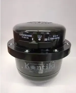 DUCHA ELECTRICA KONTIKI 3 TEMPERATURAS TRADICIONAL NEGRA 110V (K-102N)