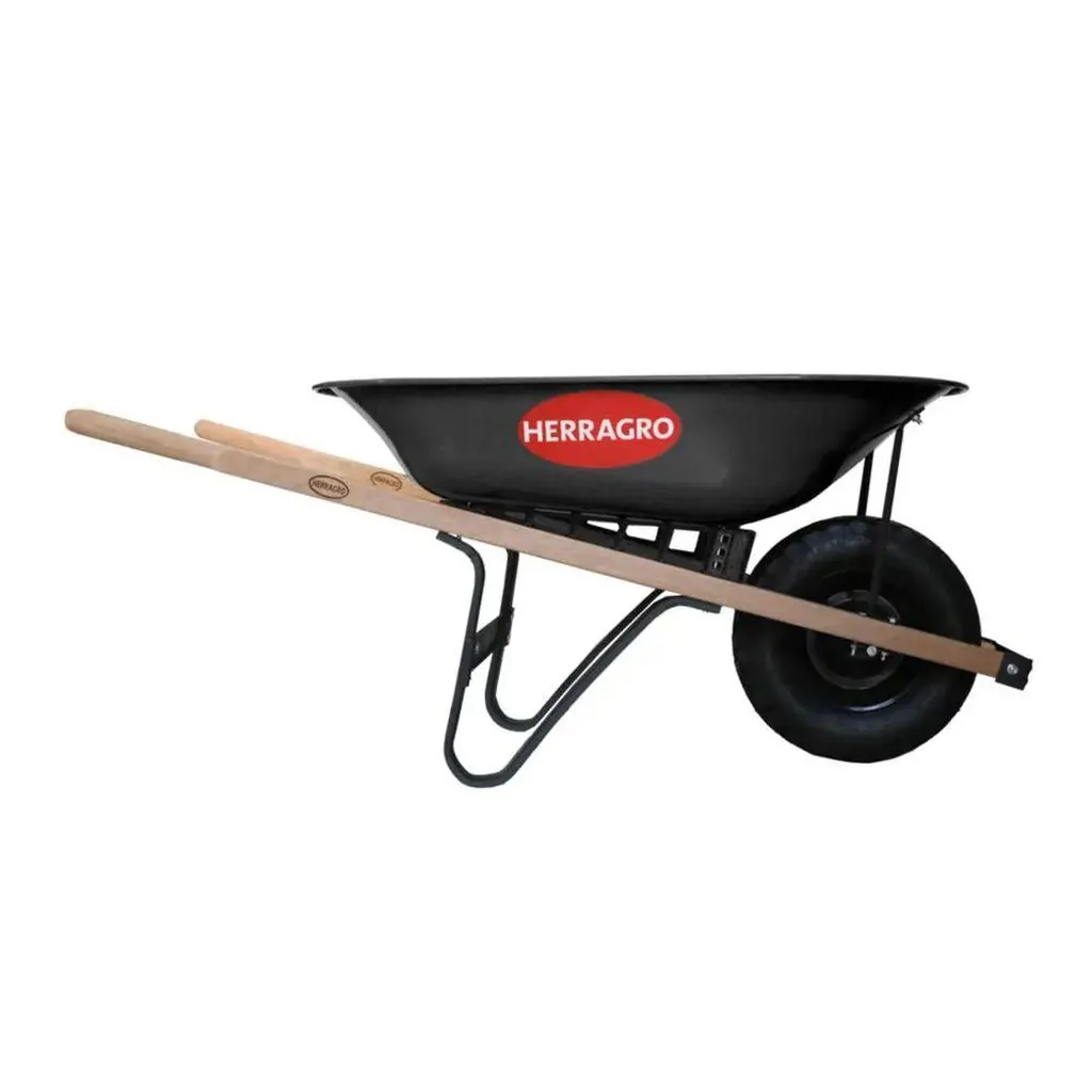 BUGUI HERRAGRO PLATON NEGRO METALICO 65L CHASIS MAD (LLANTA ANTIPINCHAZO)(1217090021)